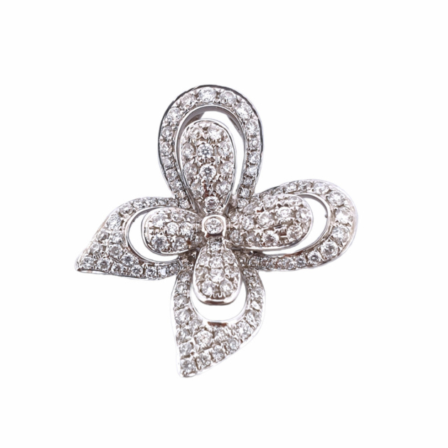 Liontin Emas Berlian Pin Flowers Julia - GDP 2501W