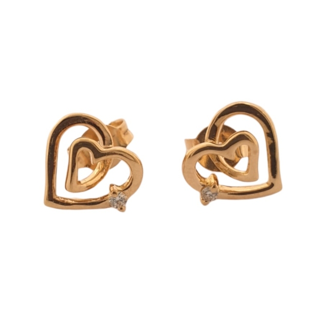 Love Series - Anting Emas Berlian Bellova - SE 0396Y