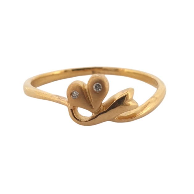 Love Series - Cincin Emas Berlian Alyvia 2 - SR 0646Y