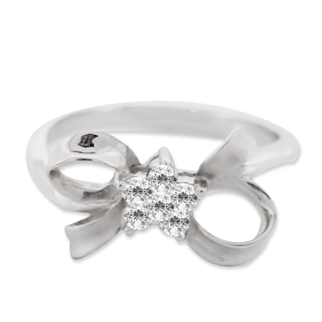 Goldmart Legacy-Timeless 00s Cincin Emas Berlian Ribbon - WR 0041W
