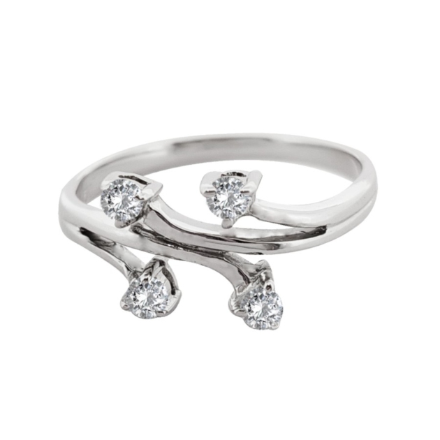 Goldmart Legacy-Timeless 20s Cincin Emas Berlian Adelyn - SR 0066W