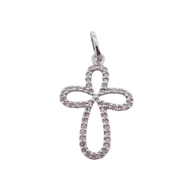 Classic Collection - Liontin Emas Berlian Light Salib - GAP 0041W