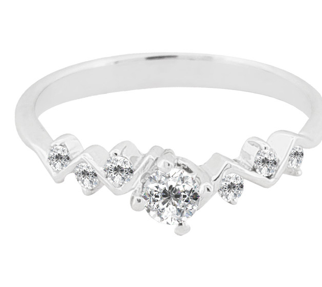 Goldmart Legacy-Timeless 20s Cincin 2 Emas Berlian Melia - SR 0963W