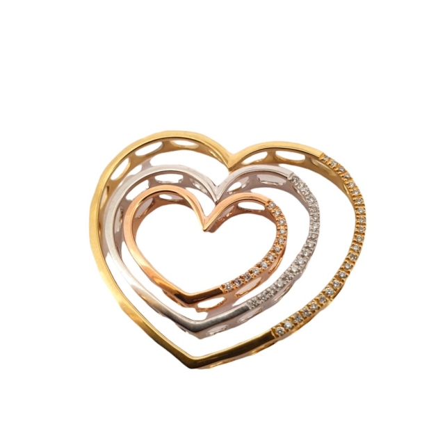 Classic Collection Triple Love Liontin Berlian - GNP 4220