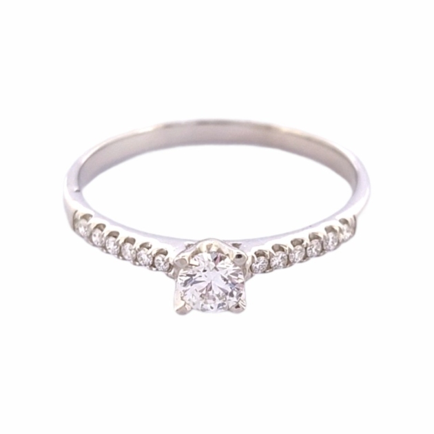 Ring Cincin Emas berlian Diamond Engagement - SR 0832AW
