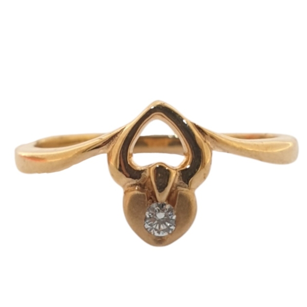 Love Series - Cincin Emas Berlian Alyvia - SR 0622Y