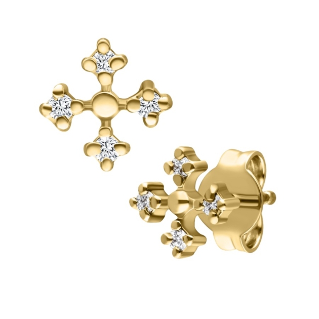 Goldmart Legacy-Timeless 20s Anting Emas Berlian Adelyn- SE 0014W