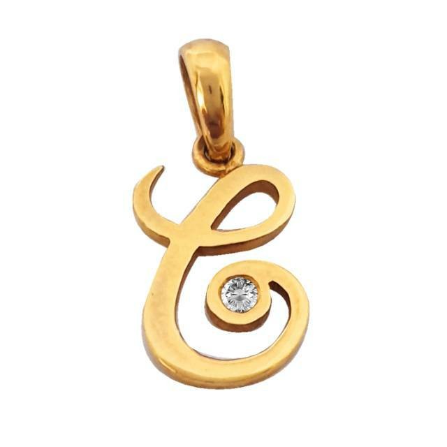 30 Years Goldmart Timeless Collection - Liontin Huruf C - TP 0440CY/CW