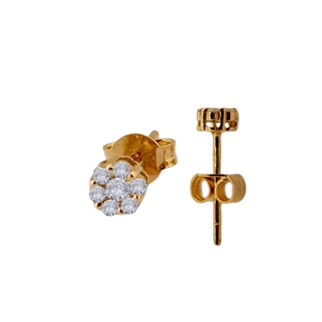 Goldmart Legacy-Timeless 20s Anting Emas Berlian Sakura - SE 0479Y