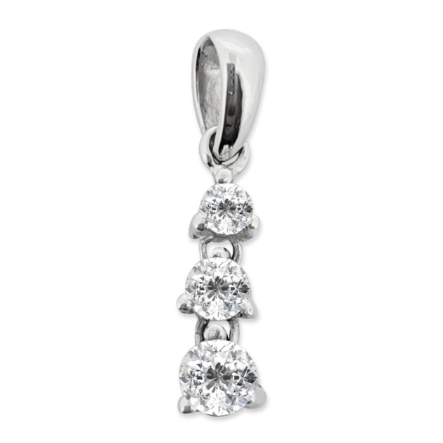 Goldmart Legacy-Timeless 00s Liontin Emas Berlian Ribbon - SP 0006W